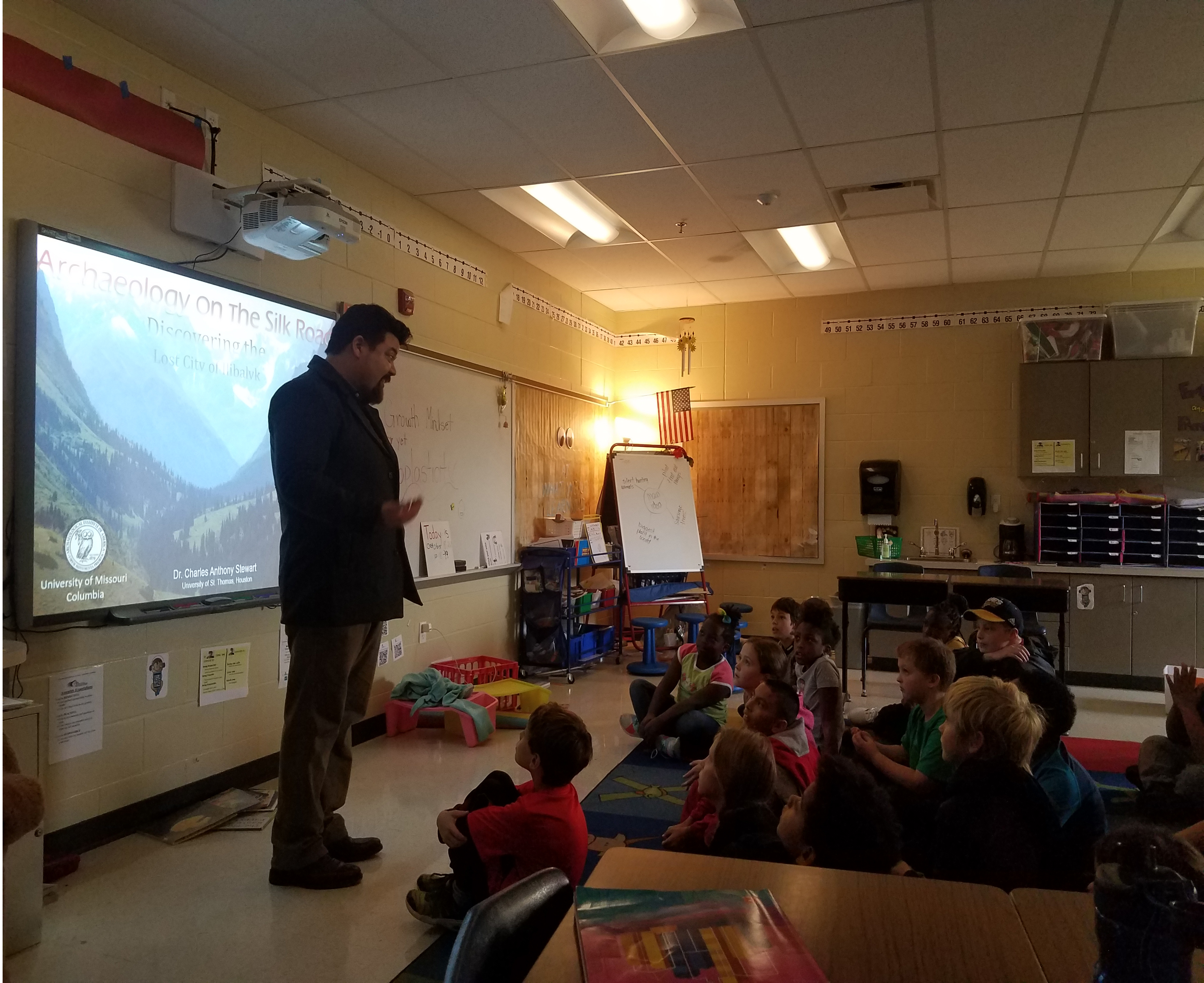 CAS teaching at a elementary school